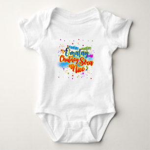 Omalay Chutney Soca Nice Baby Bodysuit