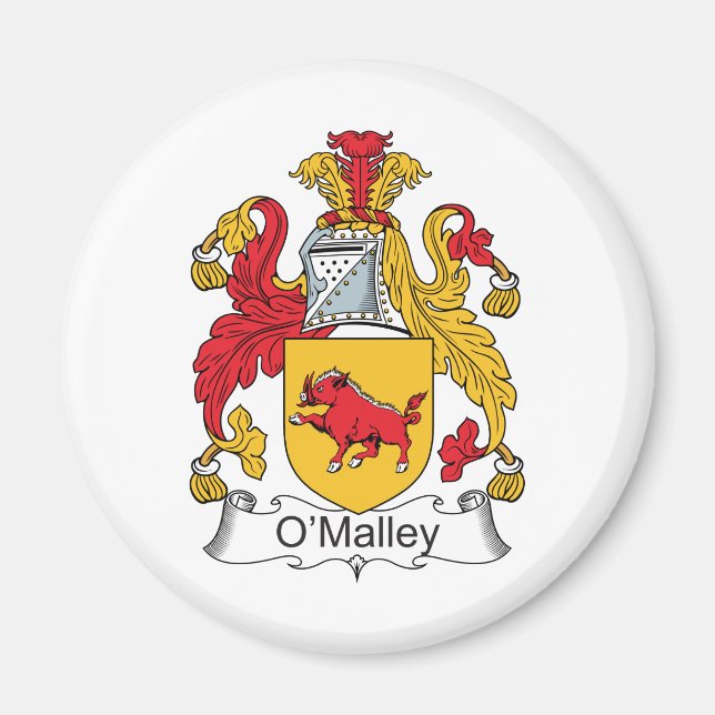 O'Malley Family Crest Magnet (Front)