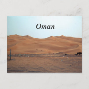Oman Desert Postcard