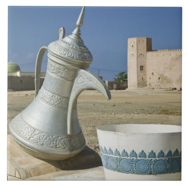 Oman, Dhofar Region, Mirbat. Large Water Carafe Tile (Front)