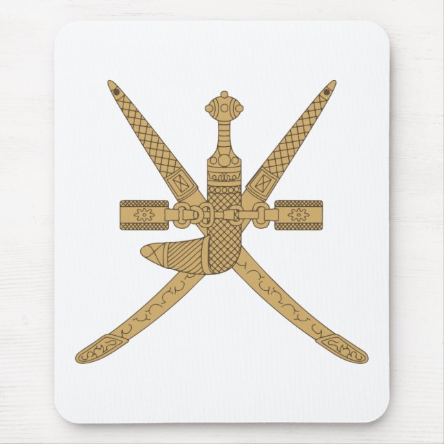Oman Emblem Mouse Mat (Front)