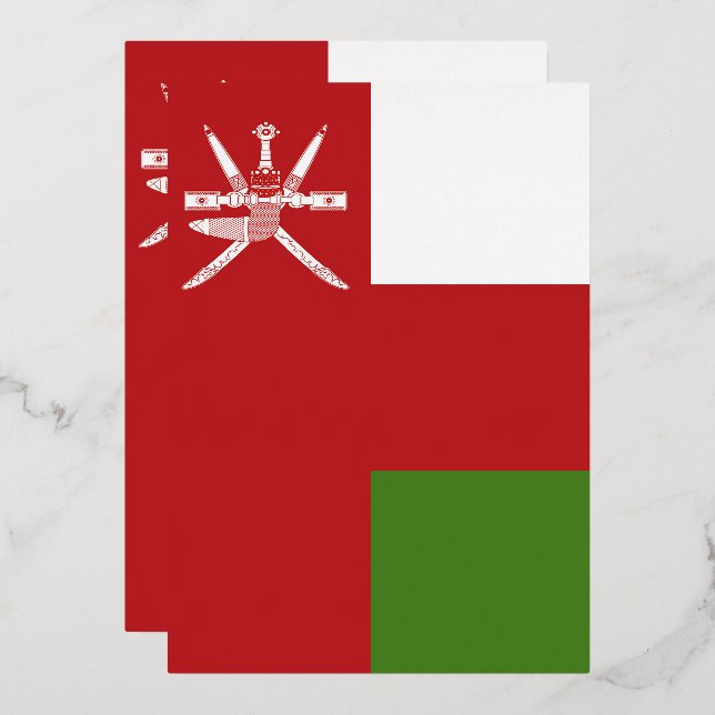 Oman flag (Front/Back)