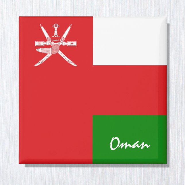 Oman flag & Asia holiday/sports fans Magnet (Creator Uploaded)
