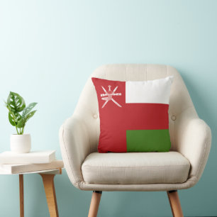 Oman flag cushion