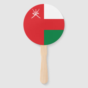 Oman Flag Hand Fan