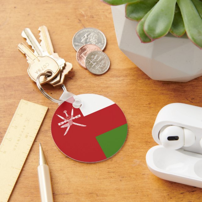 Oman flag key ring (Desk)