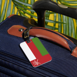 Oman flag luggage tag