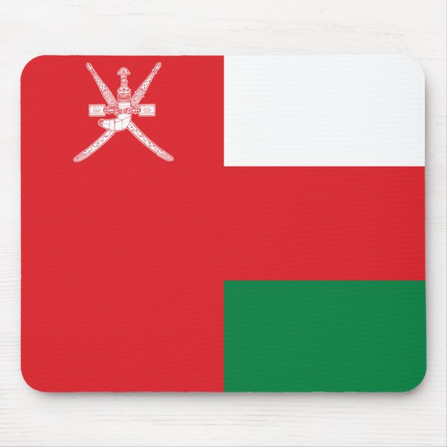 Oman Flag Mouse Mat (Front)