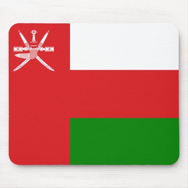 Oman Flag Mouse Mat (Front)