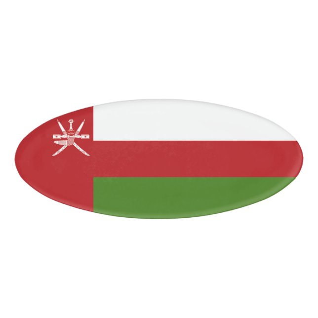 Oman flag name tag (Front)
