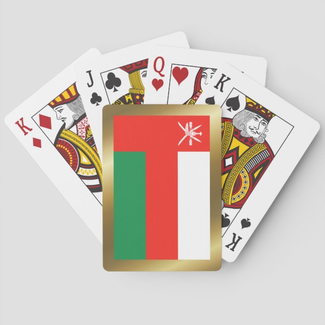Oman Flag Playing Cards (Back)