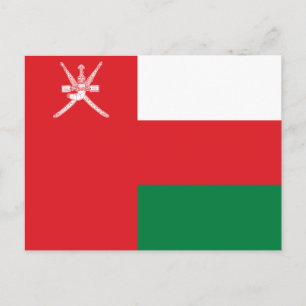 Oman Flag Postcard