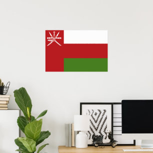Oman flag poster