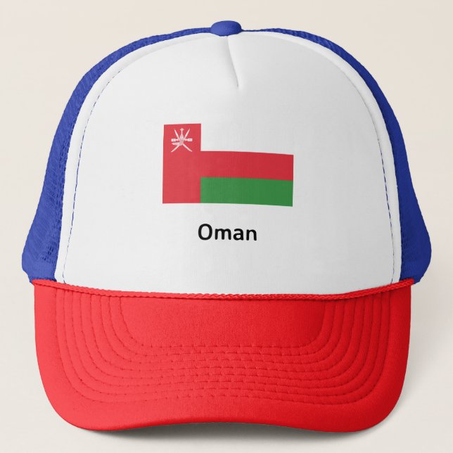 Oman Flag Trucker Hat (Front)
