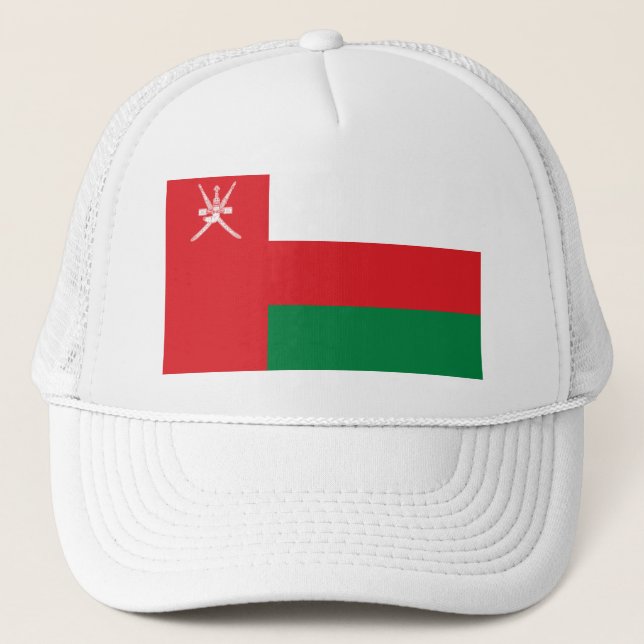 Oman Flag Trucker Hat (Front)