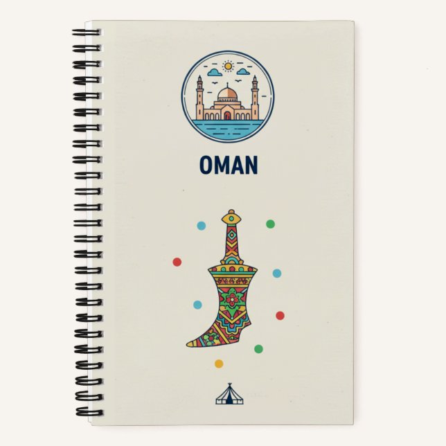 Oman Heritage & Khanjar Dagger Photo Archive Notebook (Front)