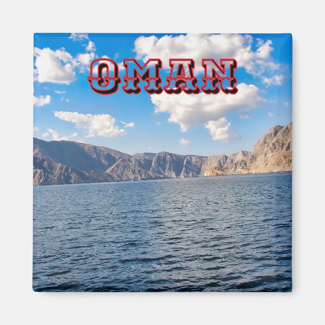 Oman landscape magnet (Front)