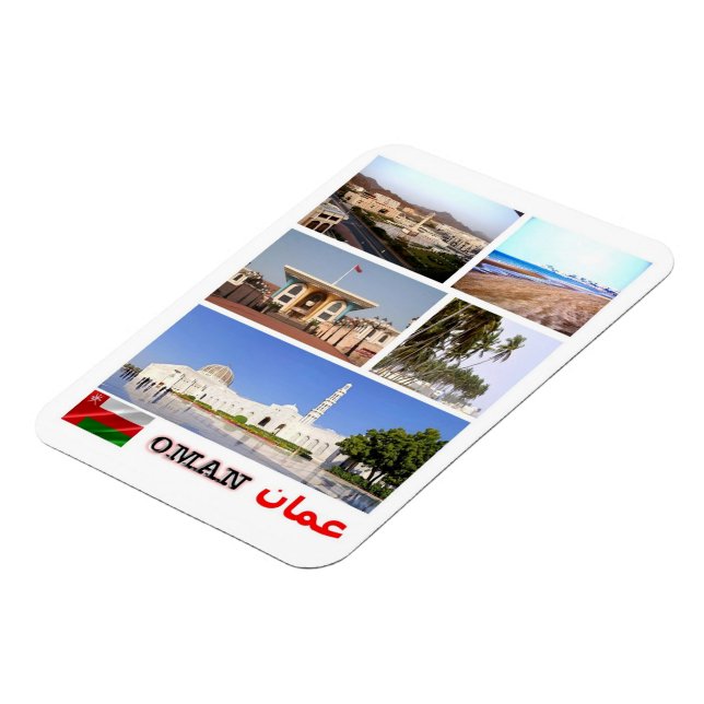 Oman - Mosaic - Magnet (Left Side)