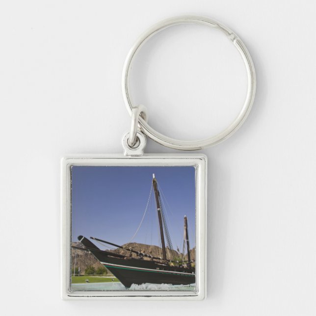Oman, Muscat, Al Bustan. Al Bustan Roundabout, Key Ring (Front)
