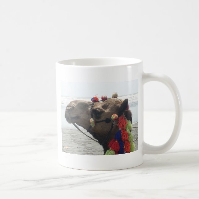 Oman Muscat Camel Photo Art Print Coffee Mug (Right)