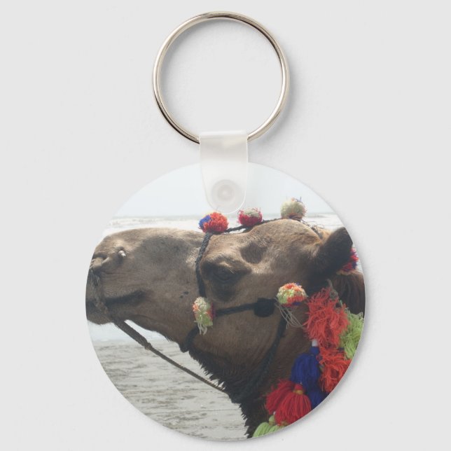 Oman Muscat Camel Photo Art Print Key Ring (Front)