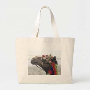 Oman Muscat Camel Photo Art Print Large Tote Bag