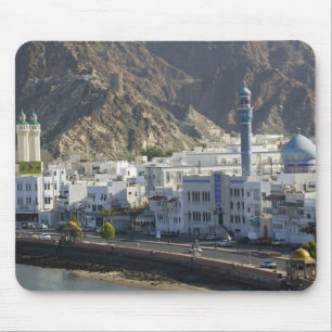 Oman, Muscat, Mutrah. Buildings along Mutrah Mouse Mat