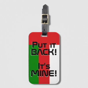 Oman National Flag Funny Patriotic Luggage Tag