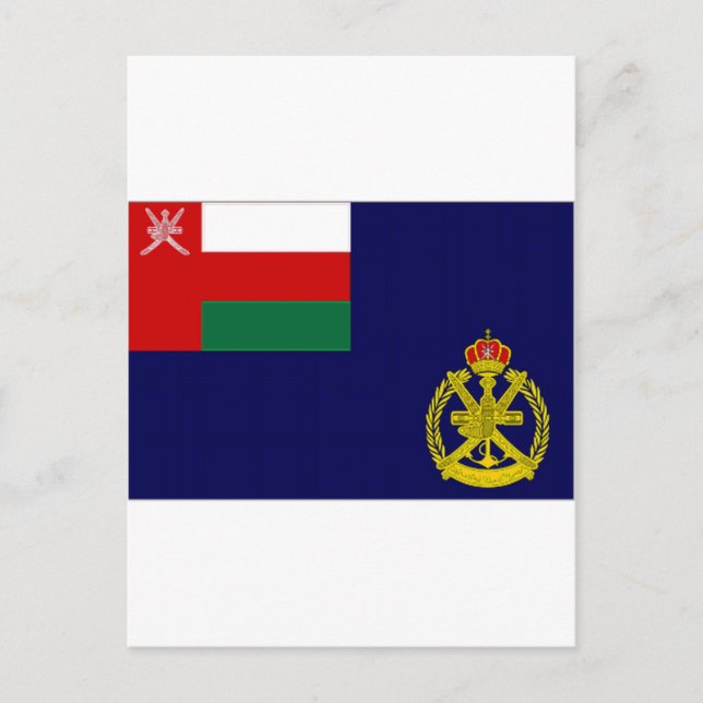 Oman Naval Ensign Postcard (Front)