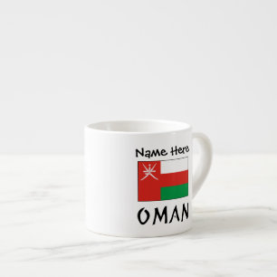 Oman Omani Flag Personalised Name Espresso Cup