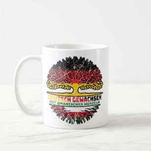 Oman Omanisch Deutsch Deutschland Baum Wurzel Coffee Mug