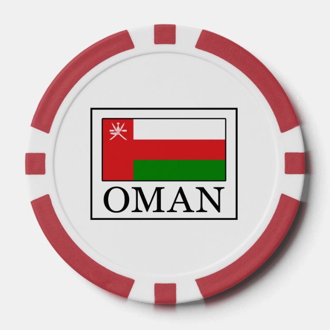 Oman Poker Chips (Front)