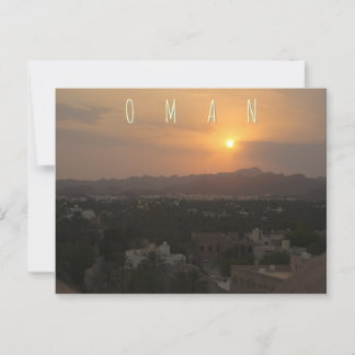 Oman postcard 