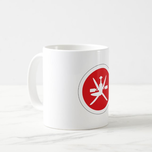 Oman roundel coffee mug (Front Left)