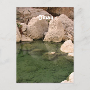 Oman Watering Hole Postcard