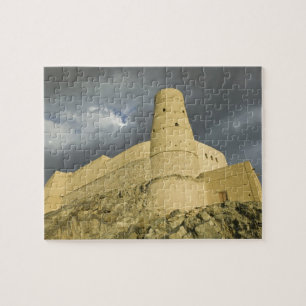 Oman, Western Hajar Mountains, Bahla. Bahla Fort Jigsaw Puzzle