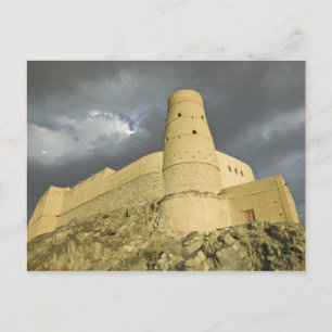 Oman, Western Hajar Mountains, Bahla. Bahla Fort Postcard