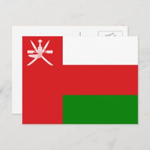 Omani Flag, Flag of Oman Postcard