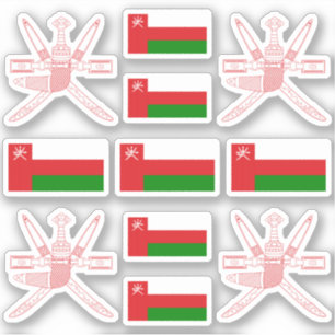 Omani national symbols /emblem and flag