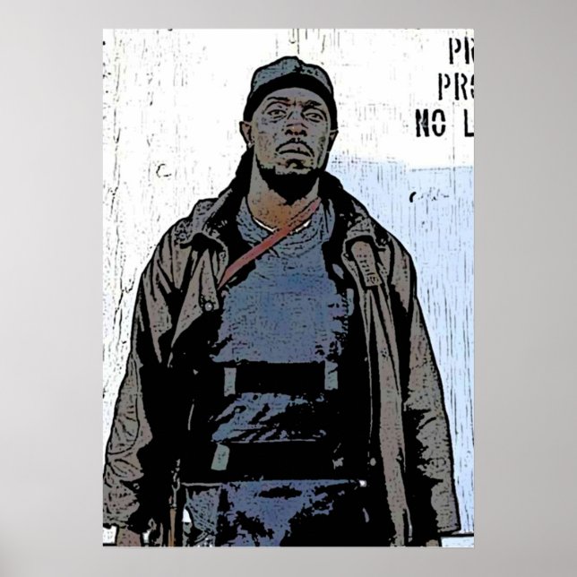 Omar Little The Wire Character Art Michael K Willi Poster (Front)