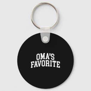 Oma's Favorite Grandkids  Key Ring