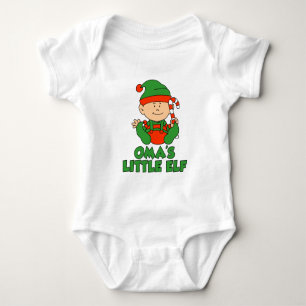 Oma's Little Elf Baby Bodysuit