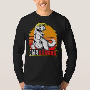 Omasaurus Rex Dinosaur Oma Saurus Family Matching T-Shirt