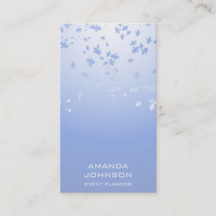 Ombre Beauty Event Panner Blue Pastel Business Card