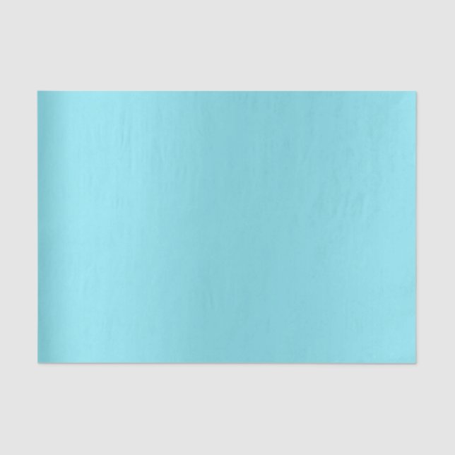 Ombre Blue Pastel Sky Delicate Minimal Tissue Paper (Front)