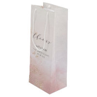Ombre Blush Pink Frosted Congratulations Wedding