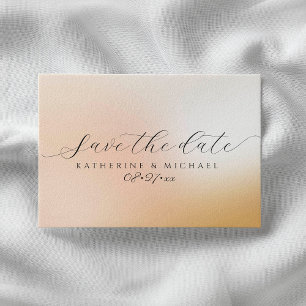 Ombre blush pink Wedding Save The Date