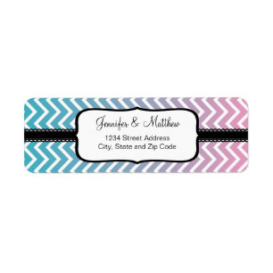 Ombrè Chevron Zigzag Stripes