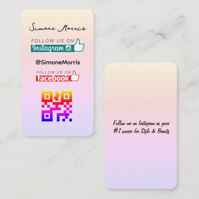 OMBRE Design Business Card (Front/Back)