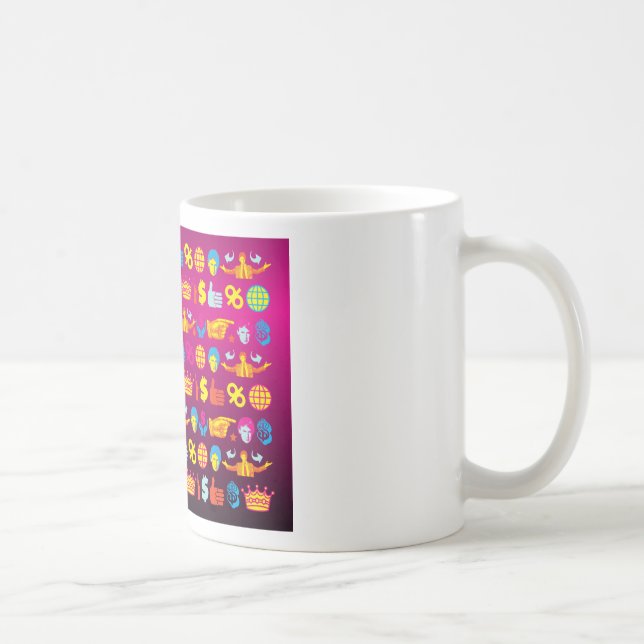 ombre donald trump coffee mug (Right)